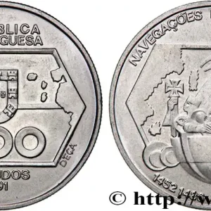 PORTUGAL 200 Escudos Navigation vers l’ouest 1991 Lisbonne fwo_705285 Monde Remise