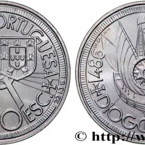 Dernière Chance PORTUGAL 100 Escudos Diogo Cao et l’exploration des côtes africaines en 1486 1987 fwo_705465 Monde