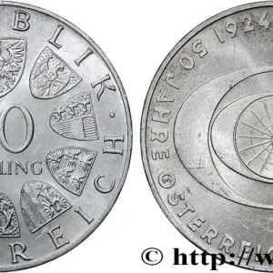 Affaire À Saisir AUTRICHE 50 Schilling 50e anniversaire de la télévision autrichienne 1974 fwo_725888 Monde