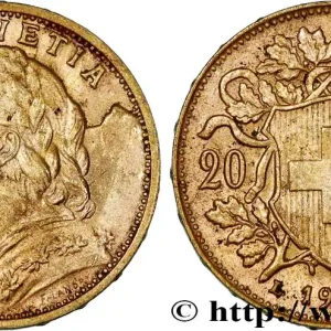 Promotion Saisonnière OR, PALLADIUM ET PLATINE INVESTISSEMENT 20 Francs "Vreneli" 1935 Berne fwo_732423 Monde