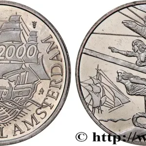 Nouvel Arrivage PAYS-BAS 5 Florins (Gulden) Proof Sail Amsterdam 2000 1995 Utrecht fwo_733538 Monde