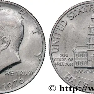 Meilleur Choix ÉTATS-UNIS D'AMÉRIQUE 1/2 Dollar Independence Hall bicentennaire 1976 Philadelphie fwo_744233 Monde