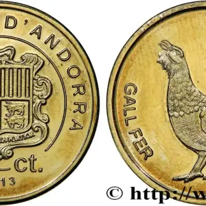 Achat Immédiat ANDORRE (PRINCIPAUTÉ) 1 Centim Proof grand tétras 2013 fwo_745600 Monde