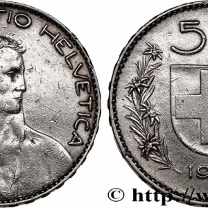 SUISSE 5 Francs Berger 1922 Berne fwo_748815 Monde Haute Qualité