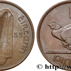 IRLANDE - ETAT LIBRE 1 Pingin (Penny) État libre d'Irlande 1935 fwo_751870 Monde Meilleure Qualité