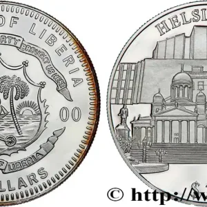 LIBERIA 20 Dollars Proof Helsinki 2000 fwo_752008 Monde Commande En Gros