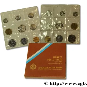 Offre Spéciale SAINT-MARIN Série FDC 9 Monnaies XXIIe Olympiades 1980 Rome fwo_754102 Monde