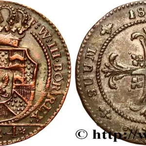 SUISSE - CANTON DE NEUCHATEL 1 Batzen (4 Kreuzer) 1800 fwo_755815 Monde Original