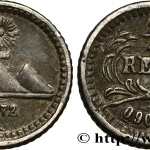 Meilleure Qualité GUATEMALA 1/4 Real 1872 fwo_755831 Monde