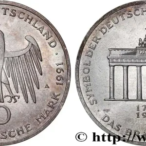 ALLEMAGNE 10 Mark 200e anniversaire de l’inauguration de la Porte de Brandebourg 1991 Berlin fwo_756438 Monde Prix Choc
