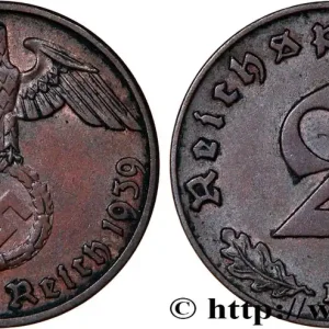 Nouveauté ALLEMAGNE 2 Reichspfennig 1939 Vienne fwo_756486 Monde