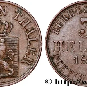 Promotion Saisonnière ALLEMAGNE - HESSE 3 Heller Hesse-Cassel 1864 fwo_756529 Monde