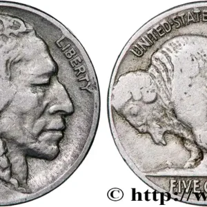 Prix Réduit ÉTATS-UNIS D'AMÉRIQUE 5 Cents Tête d’indien ou Buffalo 1935 Philadelphie fwo_756767 Monde