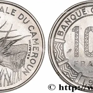 CAMEROUN Essai de 100 Francs République Fédérale du Cameroun, antilopes 1971 Paris fwo_756801 Monde Meilleure Qualité