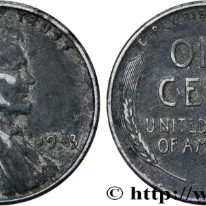 ÉTATS-UNIS D'AMÉRIQUE 1 Cent Lincoln Acier 1943 Philadelphie fwo_757086 Monde Livraison Gratuite