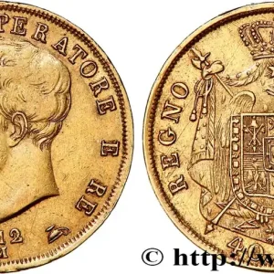 Solde OR, PALLADIUM ET PLATINE INVESTISSEMENT 40 Lire 1812 Milan fwo_757093 Monde