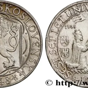 TCHÉCOSLOVAQUIE 100 Korun 600e anniversaire de l’Université Karlovy 1948 fwo_745396 Monde Quantité Limitée