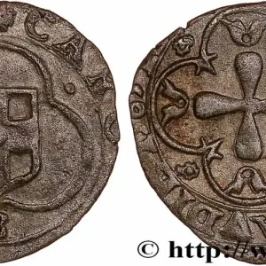 Nouveauté SAVOIE - DUCHÉ DE SAVOIE - CHARLES-EMMANUEL Ier Parpaiolle du 3e type (parpagliola di III tipo) 1585 Bourg-en-Bresse fwo_753203 Monde
