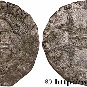 SAVOIE - DUCHÉ DE SAVOIE - CHARLES-EMMANUEL Ier Parpaiolle du 1er type (parpagliola di I tipo) 1581 Bourg-en-Bresse fwo_753273 Monde Réduction