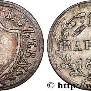 Dernier Modèle SUISSE - CANTON DE LUCERNE 1 Rappen 1839 fwo_756067 Monde