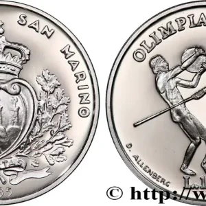 SAINT-MARIN 1000 Lire Proof Jeux Olympiques d’Hiver 1994 1995 Rome fwo_756790 Monde Promotion
