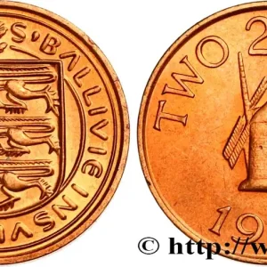 GUERNESEY 2 Pence 1977 fwo_574743 Monde Offre Du Jour