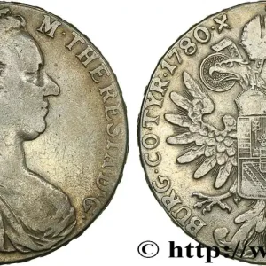 AUTRICHE 1 Thaler (REFRAPPE) Marie-Thérèse 1780 Vienne fwo_679942 Monde Bon Marché