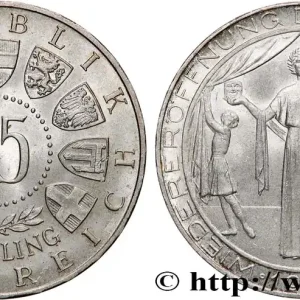 Seulement Aujourd’hui AUTRICHE 25 Schilling réouverture du théâtre national de Vienne 1955 fwo_725803 Monde