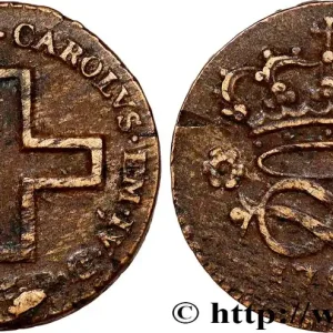 Bon Marché ITALIE - SAVOIE - DUCHÉ DE SAVOIE - CHARLES-EMMANUEL IV 2 Denari 1799 Turin fwo_745882 Monde