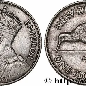 NOUVELLE-ZÉLANDE 1 Florin Georges V 1934 fwo_746931 Monde Meilleur Choix