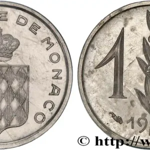 MONACO Essai de 1 Centime écu couronné 1976 Paris fwo_747063 Monde Remise