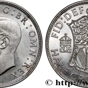 Bon Plan ROYAUME-UNI 1/2 Crown Georges VI 1946 fwo_750219 Monde
