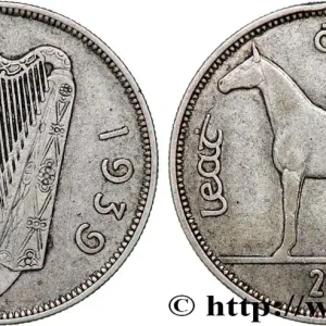 Achat Immédiat IRLANDE 1/2 Coróin (Crown) 1939 fwo_751828 Monde