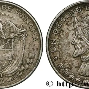 PANAMA 1/10 (Decimo) Balboa Vasco Nunez de Balboa 1961 fwo_755819 Monde Certifié