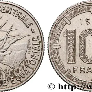 Pas Cher ÉTATS DE L'AFRIQUE ÉQUATORIALE 100 Francs antilopes 1966 Paris fwo_758391 Monde