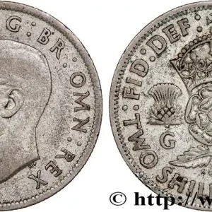 Prix Réduit ROYAUME-UNI 1 Florin (2 Shillings) Georges VI 1942 fwo_758465 Monde