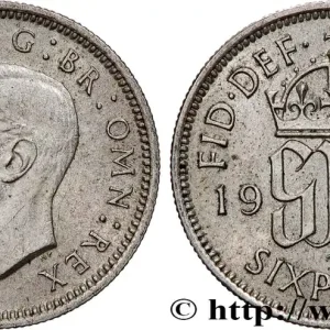 Vente Directe ROYAUME-UNI 6 Pence Georges VI 1937 fwo_758499 Monde