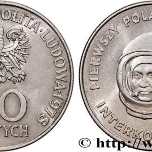 Promotion Saisonnière POLOGNE 20 Zlotych 1er cosmonaute polonais 1978 Varsovie fwo_758724 Monde