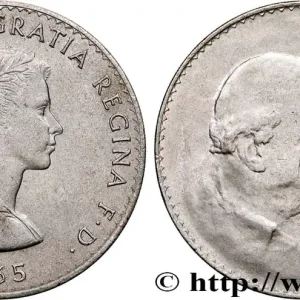 Offre Exclusive ROYAUME-UNI 1 Crown Winston Churchill 1965 fwo_758797 Monde