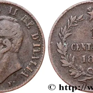 ITALIE 1 Centesimo Victor Emmanuel II 1861 Milan fwo_758803 Monde Acheter Direct