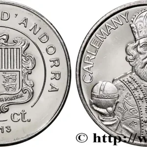 Fait Main ANDORRE (PRINCIPAUTÉ) 50 Centims Proof Charlemagne 2013 fwo_758816 Monde