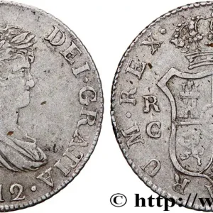 ESPAGNE 2 Reales Ferdinand VII 1812 Majorque fwo_758835 Monde Nouveauté