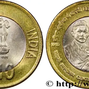 INDE 10 Roupies retour d’Afrique du Sud de Gandhi 2015 fwo_578942 Monde En Vogue