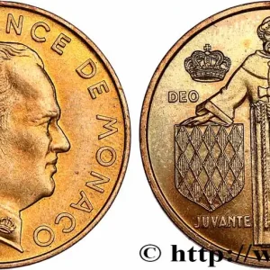MONACO 20 Centimes Rainier III 1976 Paris fwo_585899 Monde Quantité Limitée