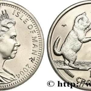 ÎLE DE MAN 1 Crown Proof Chat tonkinois 2004 fwo_609235 Monde Original