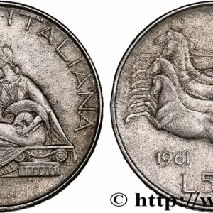 ITALIE 500 Lire Centenaire de l’Unité Italienne 1961 Rome fwo_728236 Monde Exclusif