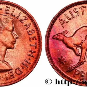 AUSTRALIE 1 Penny Elisabeth II 1964 Melbourne fwo_751304 Monde Usine Directe
