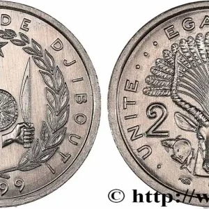 DJIBOUTI 2 Francs 1999 Paris fwo_751566 Monde Gros Lot