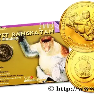 Soldes MALAISIE 25 Sen Espèces en danger : Nasique 2003 fwo_753822 Monde