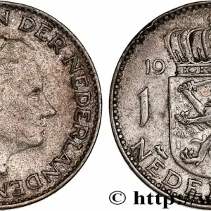 PAYS-BAS 1 Gulden Juliana 1955 Utrecht fwo_754430 Monde Meilleure Vente